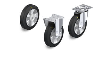 ALEV-EL, ALEV-SG-AS electrically conductive and antistatic wheels and castors