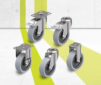 VPA stainless steel wheel and castor series