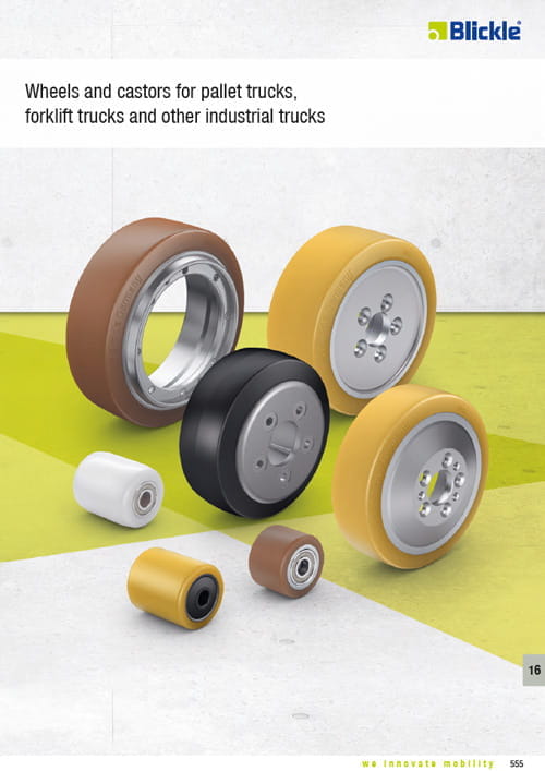 Chapter 16 Wheels and castors for pallet trucks, forklift trucks and other industrial trucks