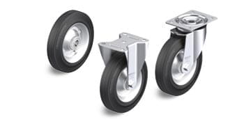 V standard rubber wheels ...
