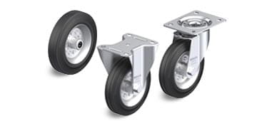 VE standard rubber wheels...